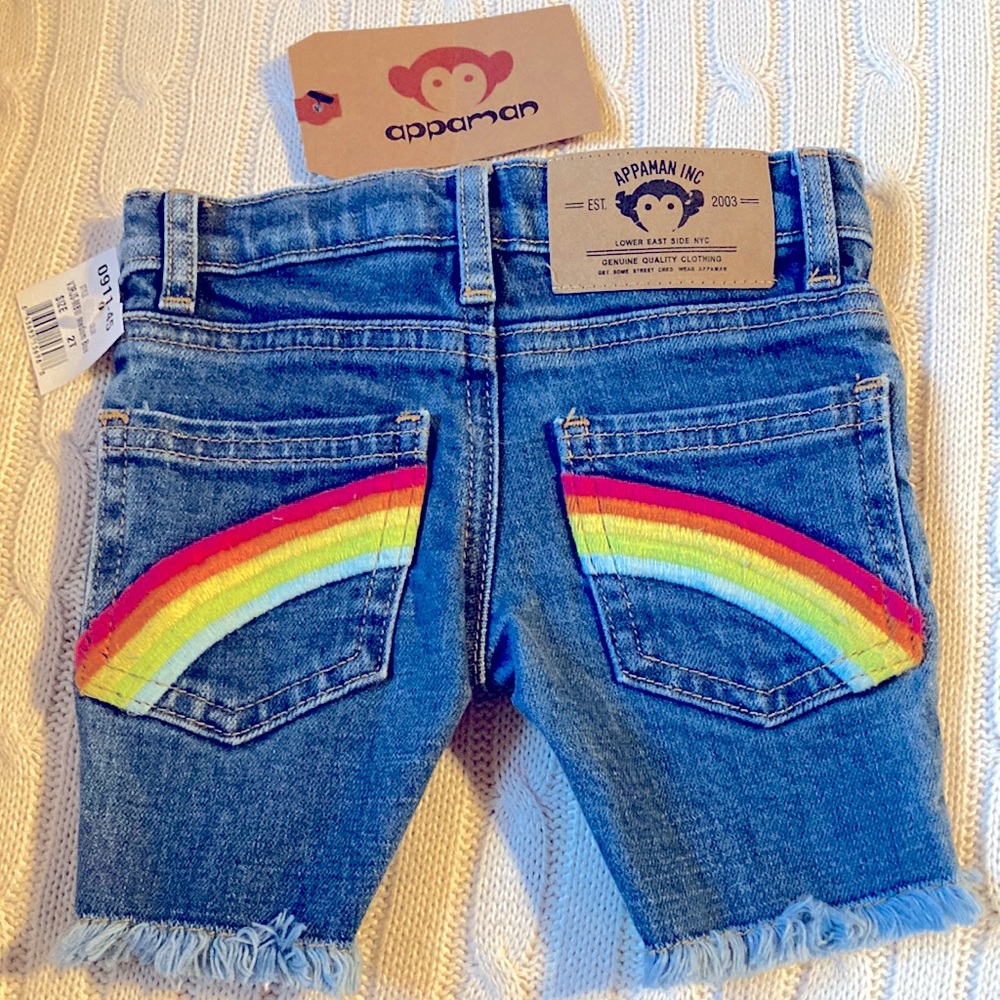 Denim shorts- Appaman-size 2T